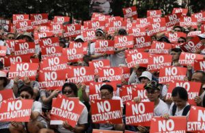 Una fotografia sulla tenace protesta di Hong Kong