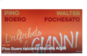 Pino Boero racconta Marcello Argilli Pino Boero Marcello Argilli