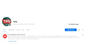 Non c’è pace per il Tpo su Facebook: oscurata nuovamente la pagina Tpo