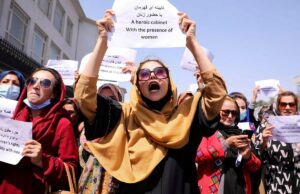 In presidio a sostegno della lotta delle donne afghane Donne afghane
