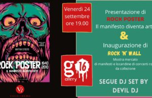 Gallery16: il poster rock è un’opera d’arte poster rock