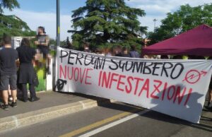 Lo sgombero dell’occupazione di via Zago Sgombero