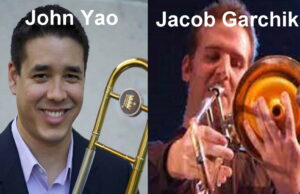 Ritorna Salt Peanuts con i tromboni di John Yao e Jacob Garchik John Yao e Jacob Garchik