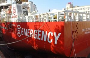 Arriva la nave di Emergency per effettuare ricerca e soccorso in mare Nave