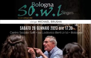 Bologna, Coro SO.W.L in concerto di beneficenza a favore di Namaste per costruire case famiglia concerto beneficenza Bologna SO.W.L.