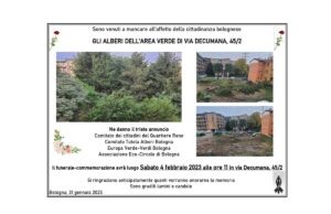Via Decumana, il funerale degli alberi abbattuti per costruire un supermercato Funerale