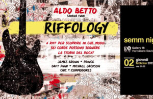 RIFFOLOGY: giovedì 2 febbraio Aldo Betto insegna il funk