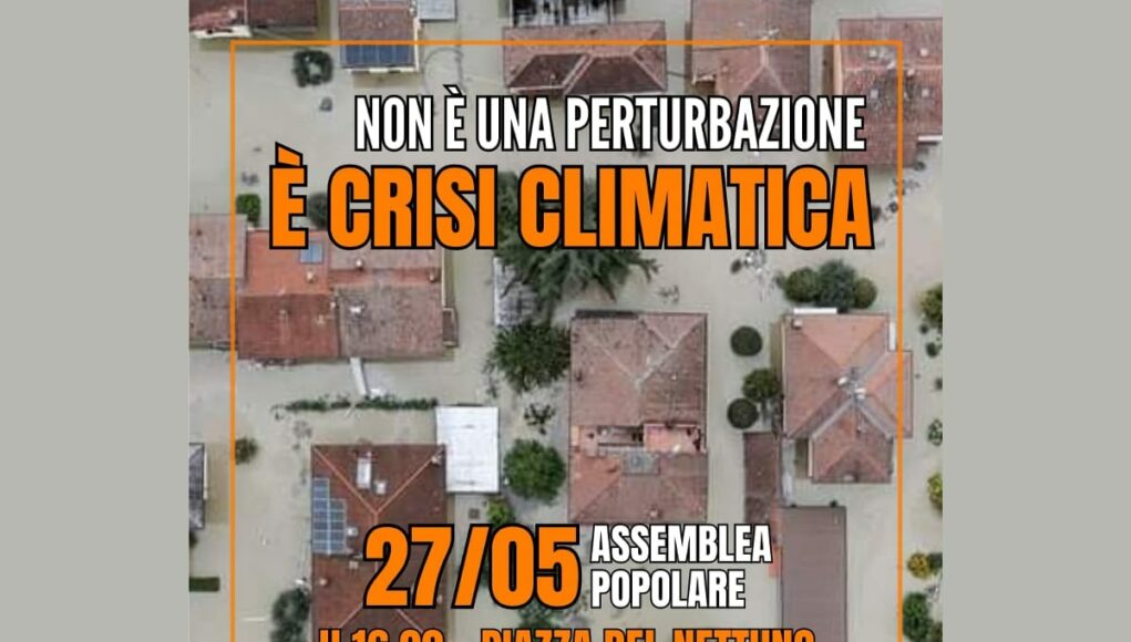 Disastro Emilia-Romagna, Assemblea, Crisi climatica