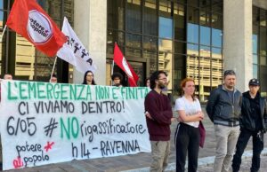 Potere al Popolo manifesta contro le politiche climatiche della Regione manifestazione