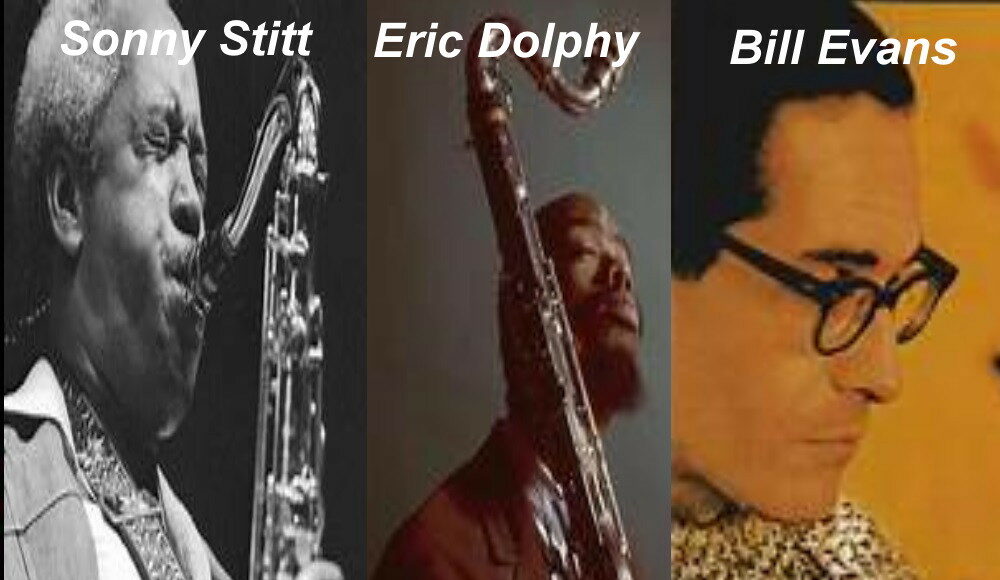 Sonny Stitt, John Coltrane & Eric Dolphy e Bill Evans