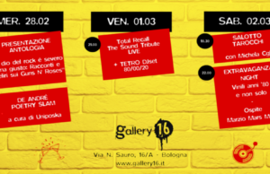 Libri, concerti, tarocchi, poetry slam: non manca nulla al Gallery16