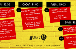 Scorpacciata di libri e musica live: la settimana del Gallery16