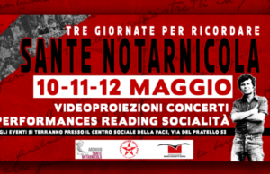 Torna la tre giorni per Sante Notarnicola, tra gli ospiti Marcello Prayer e Alberto Masala Tre giorni per Sante Notarnicola