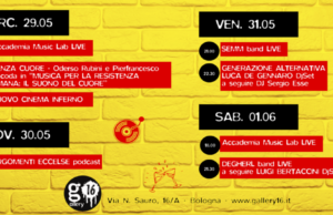 Il programma del Gallery16, con la novità di Accademia Music Lab