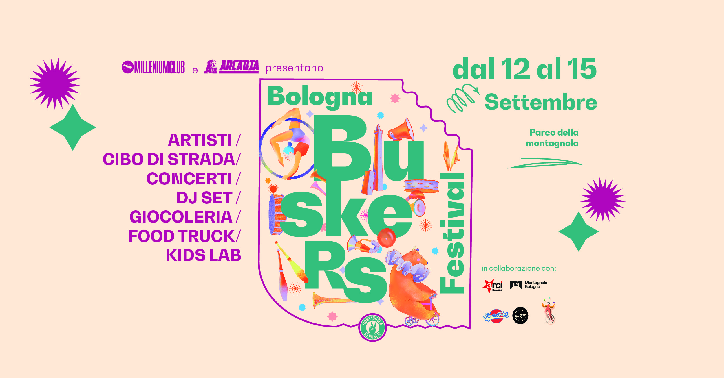Tornano gli artisti di strada a Bologna il Bologna Buskers Festival