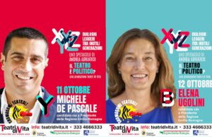 De Pascale e Ugolini sul palco di Teatri di Vita, ma senza comizi o copioni Regionali