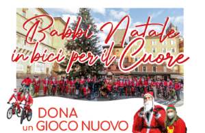 Il 14 dicembre i “Babbi Natale in bicicletta” porteranno regali ai bambini cardiopatici del Sant’Orsola
