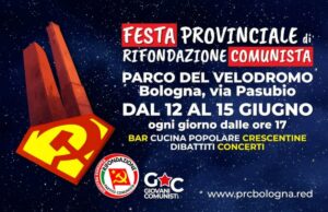 Torna la festa di Rifondazione Comunista, tra carovita, giovani e Gaza Rifondazione Comunista