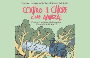Il tram e la Bolognina: un flash mob artistico per gli alberi sacrificati Alberi