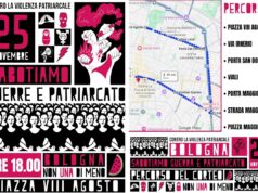 Non Una di Meno di nuovo in piazza a Bologna contro violenza patriarcale e guerra Non Una di Meno