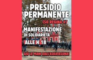 La perquisizione trasformatasi in sgombero del centro sociale Askatasuna di Torino Askatasuna