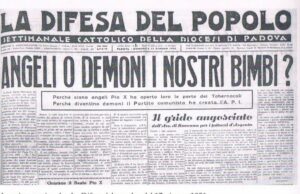 Piccoli pionieri alla gogna a Pozzonovo