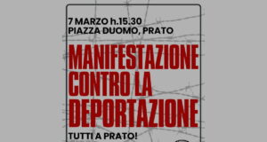 Sabato a Prato antifascisti in piazza contro la manifestazione sulla remigrazione Prato