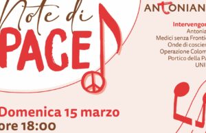 “NOTE DI PACE IN ANTONIANO”: Concerto per la pace e per gli studenti di Gaza