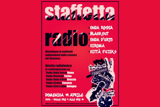 Radio contro la repressione, domenica 19 aprile una staffetta radiofonica speciale Radio contro la repressione