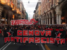 La battaglia di Genova Antifascista contro la sede di Casapound (vicina a piazza Alimonda) Genova Antifascista