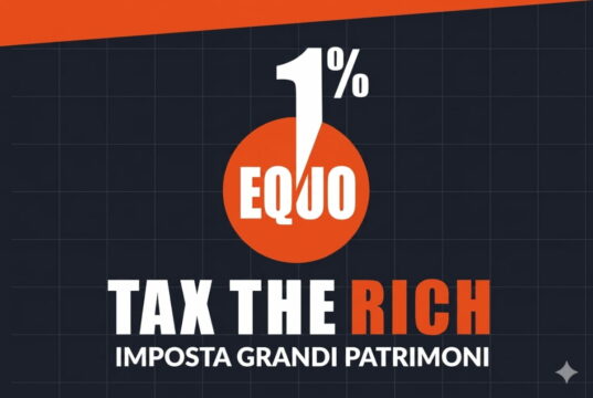 Tax the rich, parte la campagna “1% equo” per tassare i grandi patrimoni Grandi patrimoni