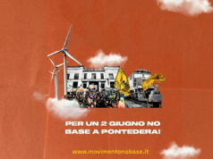 Il 2 giugno contro la guerra a Pontedera col Movimento No Base No Base