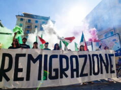 Remigrazione e Madonna di San Luca lo stesso giorno al Porto Saragozza: la protesta del Quartiere Remigrazione