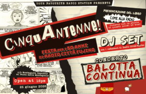 CinquAntenne! In Montagnola la festa per i 50 anni di Radio Città Fujiko CinquAntenne