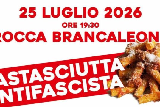 Cena popolare, parole e musica romagnola con Pastasciutta antifascista pastasciutta antifascista