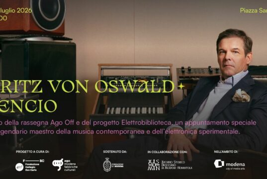 Moritz von Oswald a Modena per Elettrobiblioteca: il live “siliencio” in piazza Sant’Agostino elettrobiblioteca