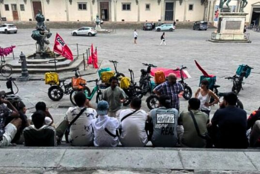Firenze, mercoledì 15 luglio lo sciopero dei lavoratori del food delivery Sciopero rider